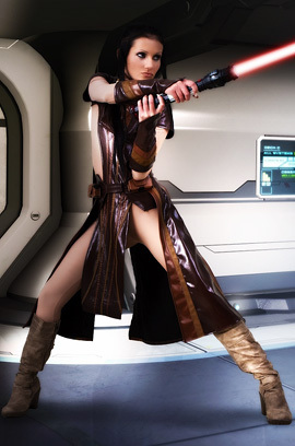 Pornstar Babe In Cosplayerotica Bastila Shan Star Wars Nude Cosplay